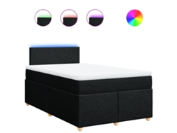 Box Spring Bed, Box Spring Beds Vidaxl Preto Tecido (120 X 190 Cm)