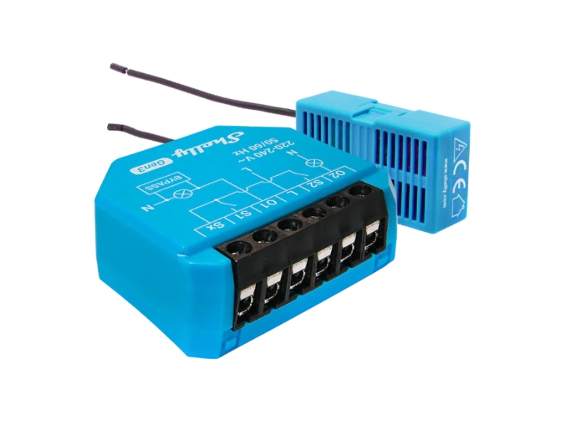 Módulo Interruptor SHELLY 2l Gen3 Wi Fi 2 Canais 110-240V 200+700W Sem Neutro | SHELLY