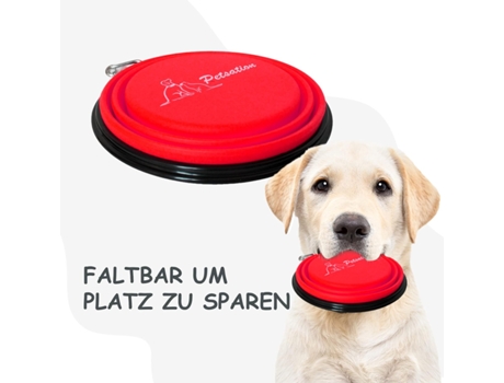 Tigela de Viagem PETSATION Vermelho 2X0 35L