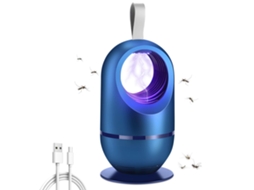 Lâmpada Mata Mosquitos Recarregável Usbmata Moscas Uv 360° Com Iluminação Led Para Uso Interno E Externo Zeuxo