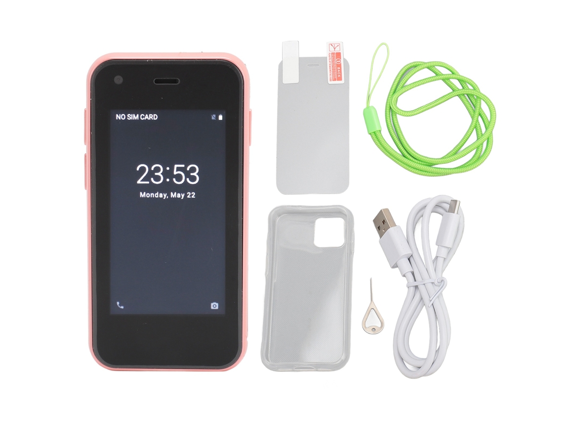 Smartphone Pequeno Desbloqueado 3g Xs11 Pro 2.5 Polegadas 2gb Ram 16gb Android 8.1 Rosa