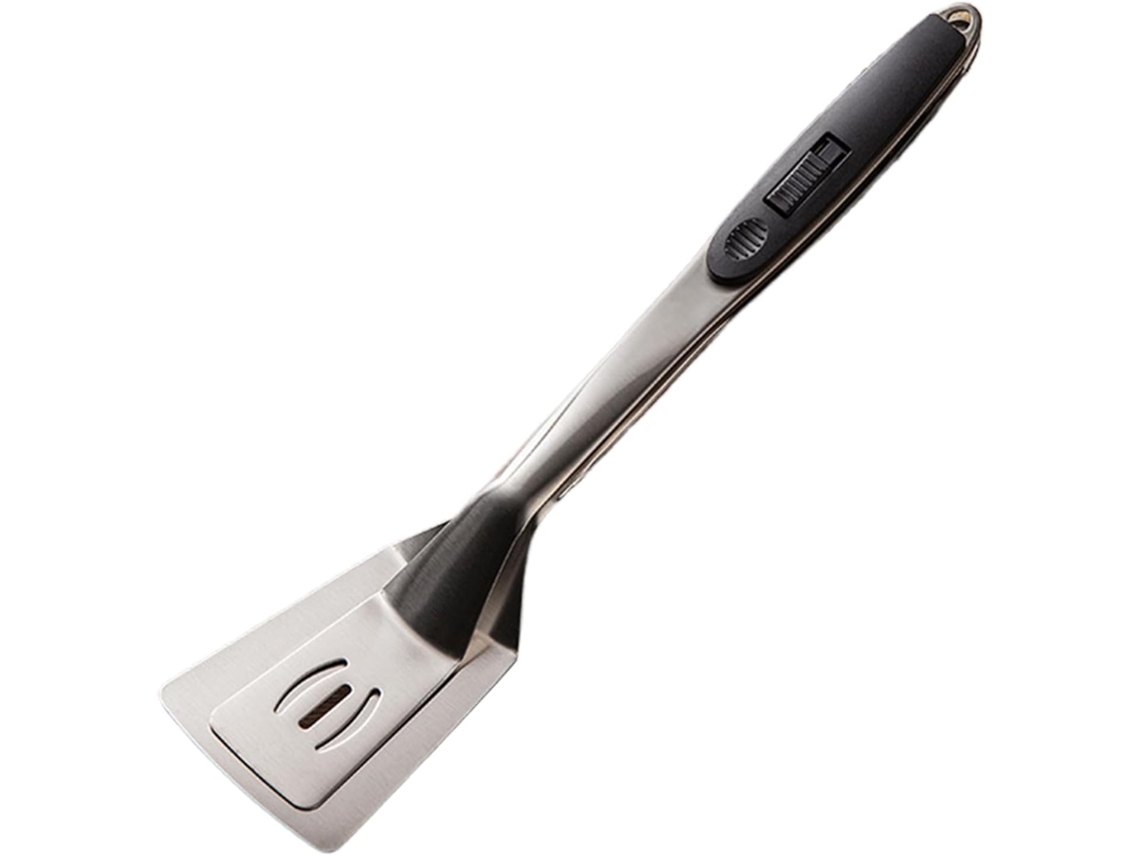 Pinça para Grelhar, Pinça com Trava, Utensílio de Cozinha 2 em 1 Pinça, Acessório para Grelhar, Bife, Peixe, Cozinhar, CHABERLU