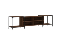 Tv Cabinet, Tv Cabinets Vidaxl Marrom Madeira Processada (n/a)