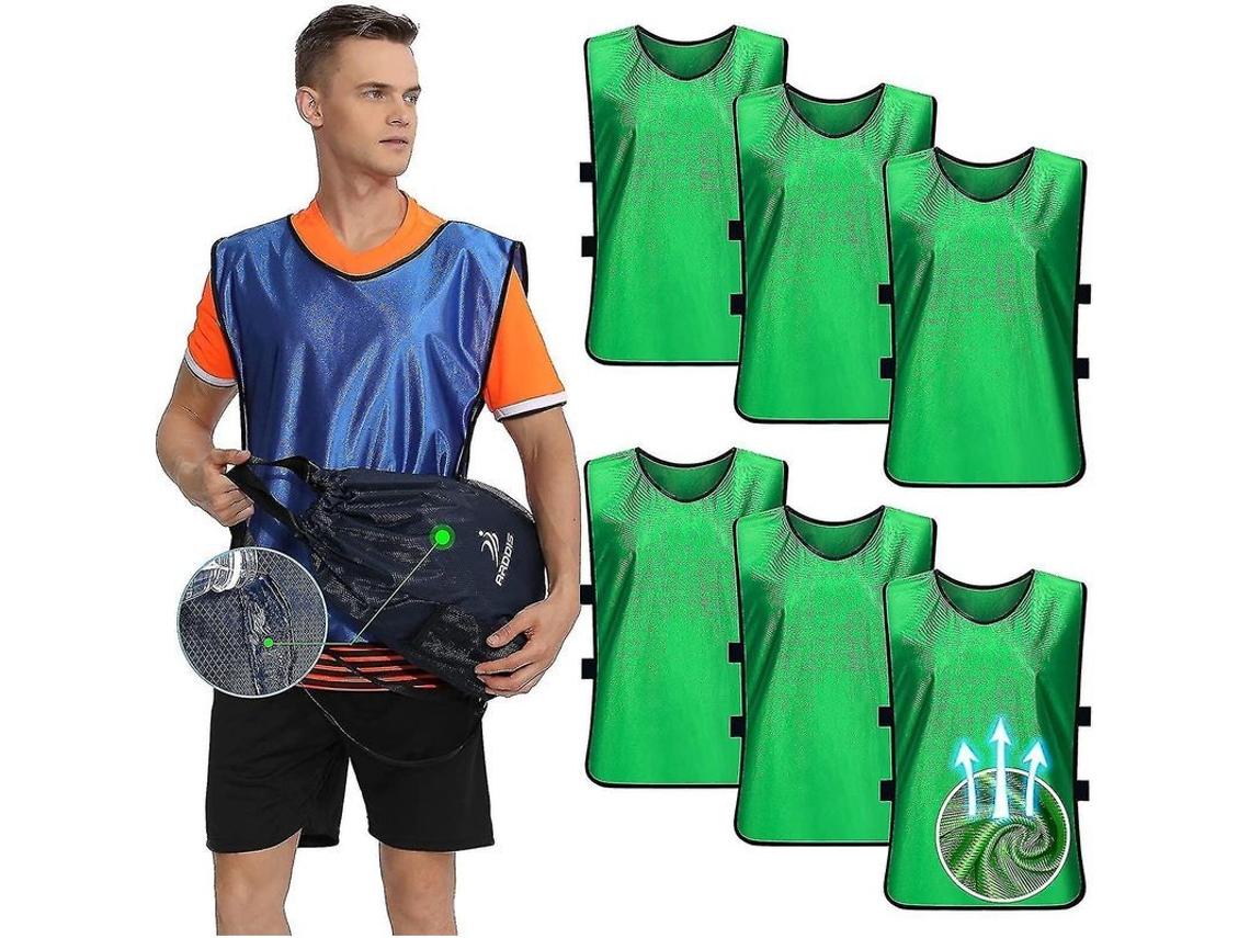 2026 6 Casacos de Treinamento Transpiraveis e Duraveis para Futebol Basquete Hóquei Adultos Crianças com Cores Variadas e Tamanhos S/m/l/xl