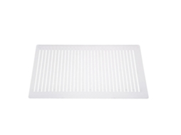Régua de mesa Eringogo para medições precisas, ideal para mesa de trabalho e escola, régua de plástico transparente.