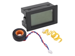 Qh4835a Medidor Digital De Voltaje Y Corriente Ac80-400v Lcd Con Doble Display