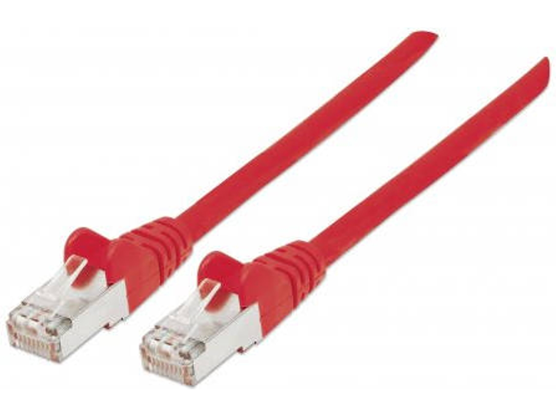 Cabo de Rede INTELLINET (RJ45 - 10 m - Vermelho)