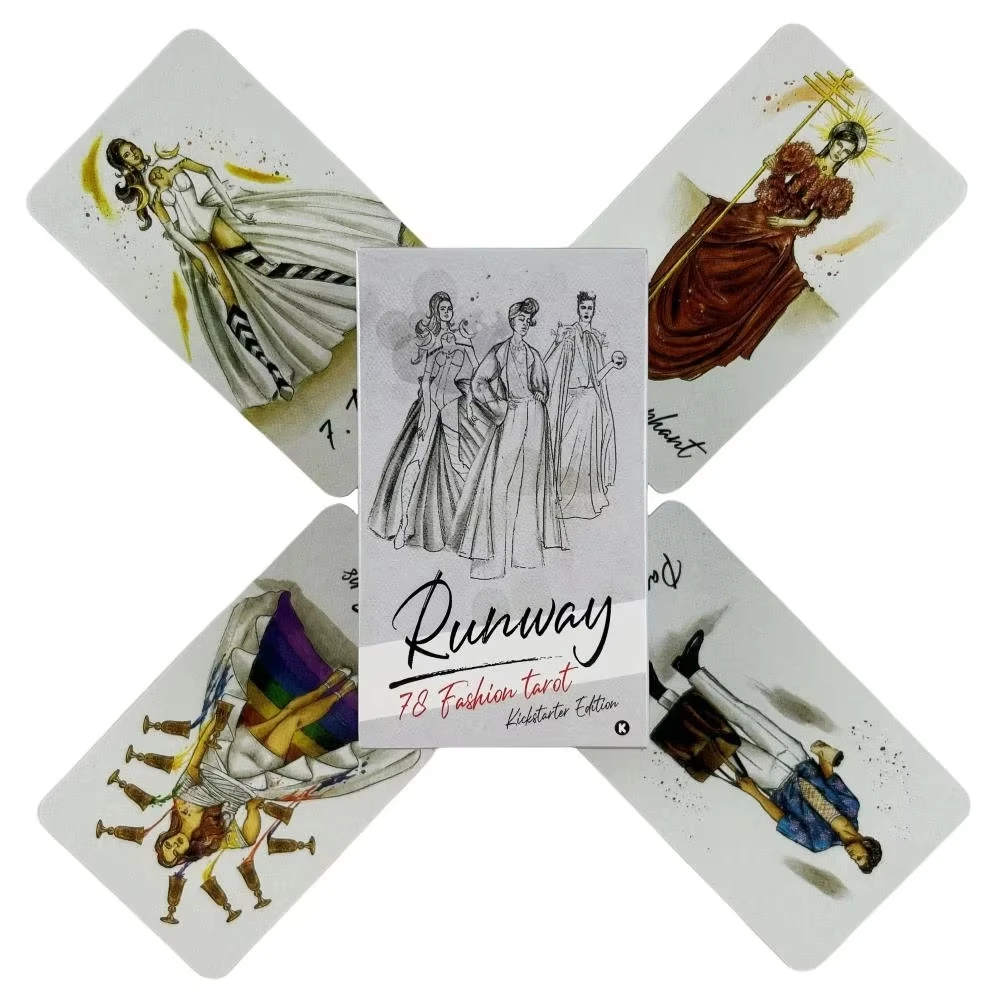 Baralho De Tarô Runway Com 80 Cartas Para Iniciantes (versão Em Inglês)