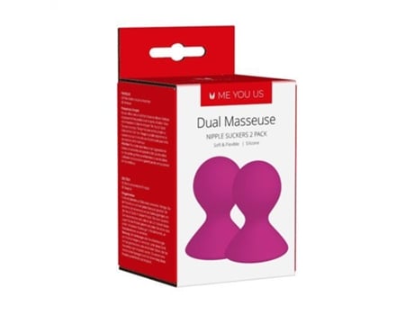 Massageador de Mamilo de Silicone de 2 Pacote de Pacote Roxo ME YOU US