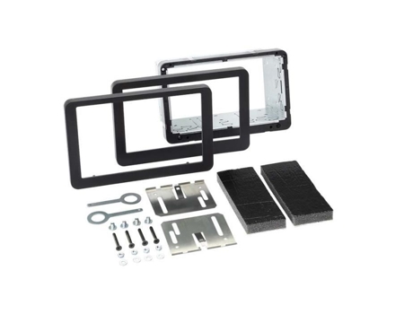 Adaptador de Fachada 2-Din Alfa 159 / Brera / Spider Preto