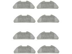 Conjunto de 8 Panos Limpeza para Aspirador Robô Mi, Mop 2 Lite/pro/mjstl/mjst1shw BRILVIBERA