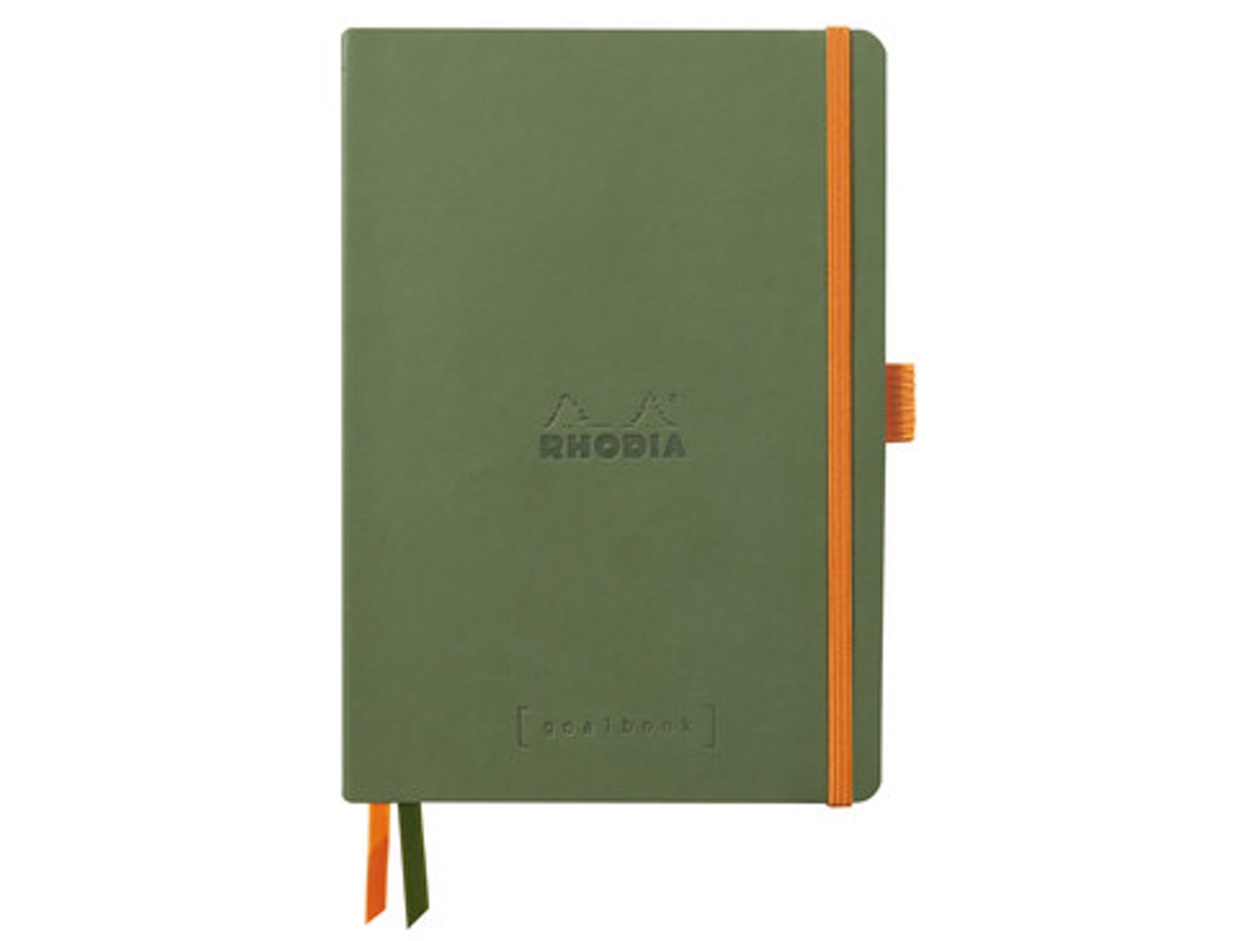 Caderno e Bloco Goalbook A5 240 Folhas Verde Rhodia