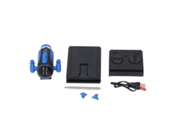 Primerox submarino de Controle Remoto Recarregável Mini Brinquedo Rc para Peixe Aquário Azul