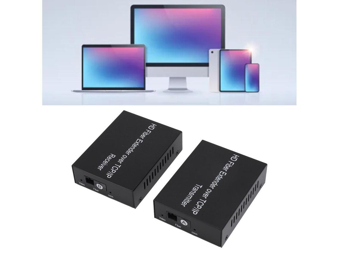 Extensor Óptico de Fibra LAXISCREED 20km 1080p Hd