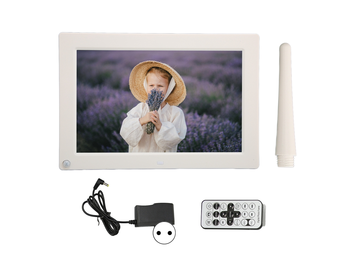 Quadro Digital LAXISCREED 10 Polegadas Sensor Hd Branco
