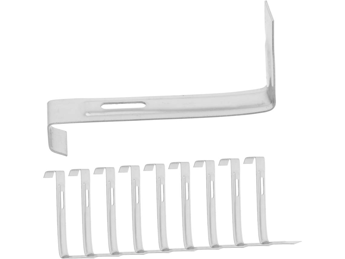 Anneome Conjunto De 10 Clips Teto Antiderrapantes Em Aço Inoxidável, G