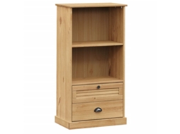 Bookcase, Bookcases Vidaxl Marrom Madeira De Pinho (n/a)