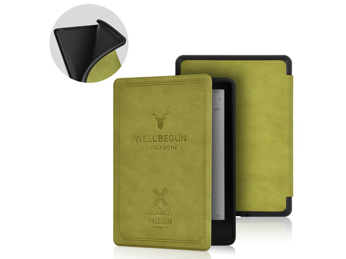 Capa Para Kindle Paperwhite 1ª/2ª/3ª Geração (2012/2013/2015) 6" Verde Grama Cuich