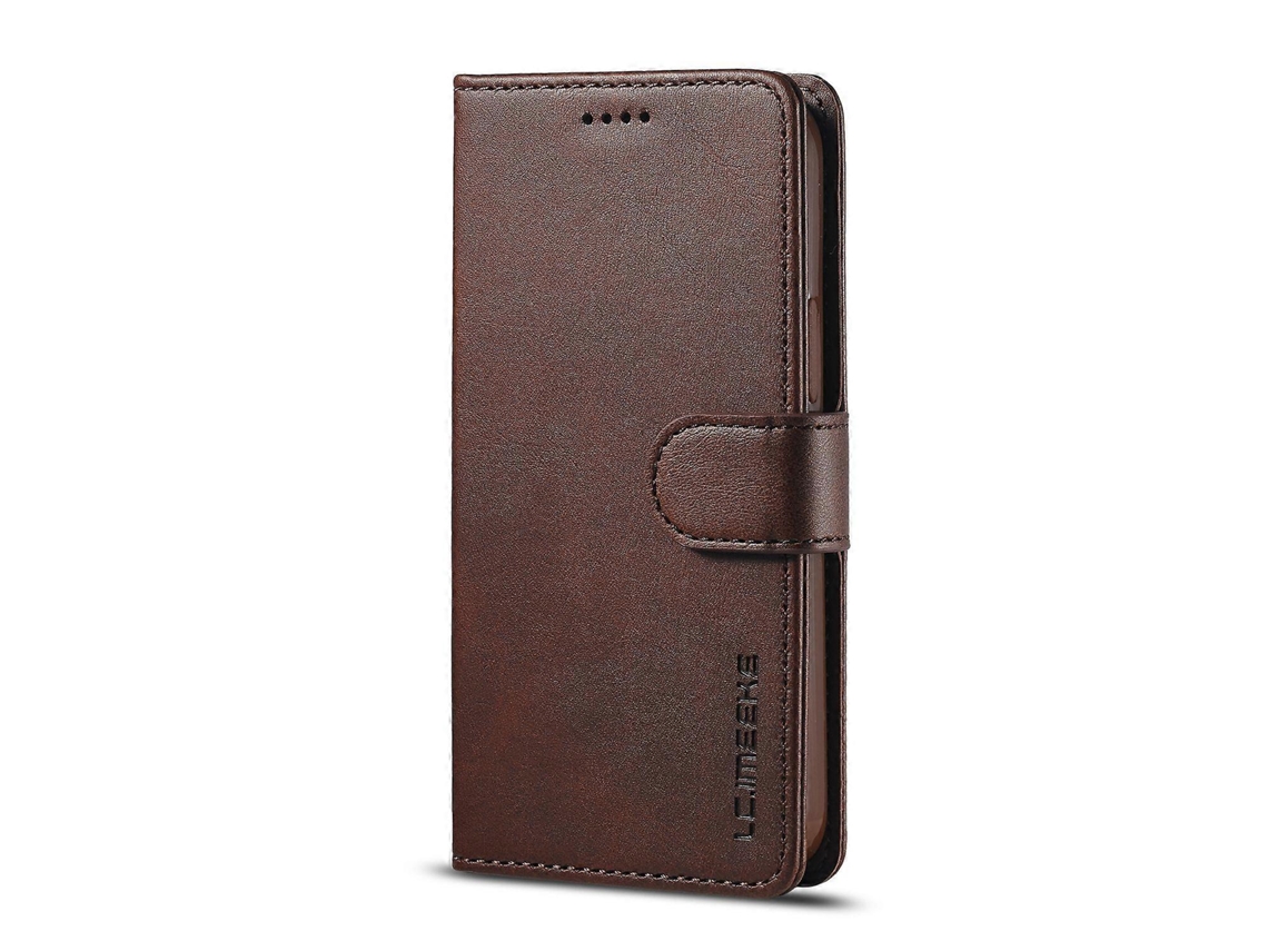 Lc.imeeke Capa De Celular Com Suporte Tipo Carteira E Couro Para Iphone 12 Pro Max De 6,7 Polegadas
