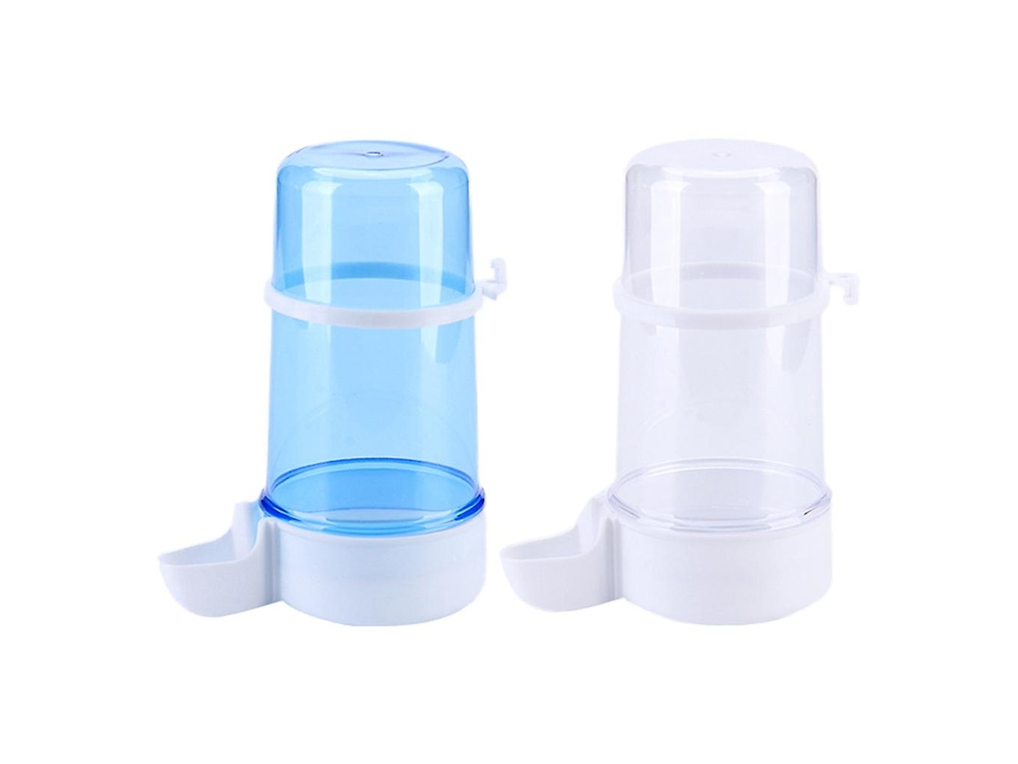2 Pçs Alimentador Automático De Pássaros Papagaio Waterer Periquito Pendurado Dispensador De Alimentos Allinless