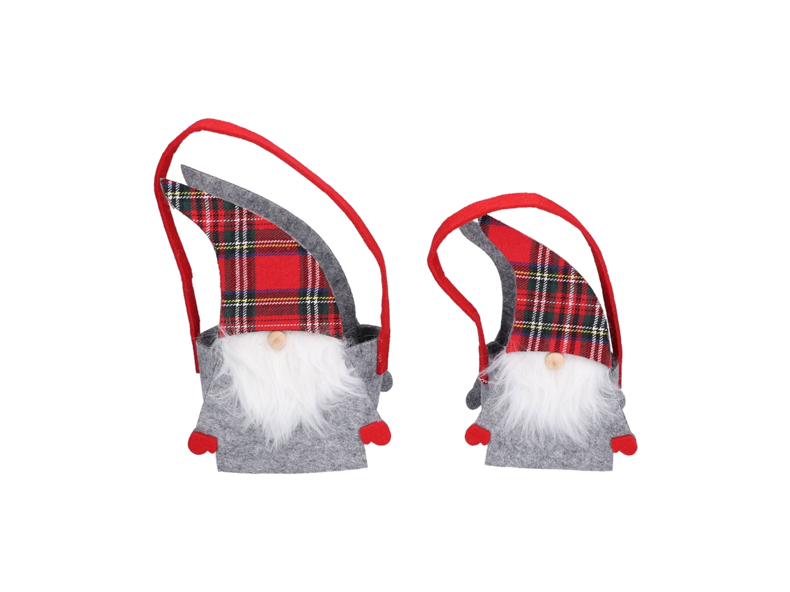 Mali 2pcs Sacolas de Natal Papai Noel para Doces Presentes Decoracoes Natal Casa