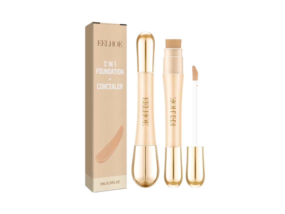 Concealer de Alta Cobertura com Duas Pontas para uma Pele Uniforme LAXISCREED