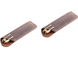 Estojo Para Canetas Vintage Nuobesty De 2 Peças Para Acessórios De Escrita
