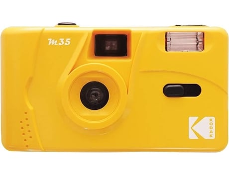 Máquina Fotográfica Reutilizável KODAK M35 Amarelo