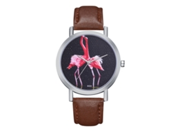 Reloj De Pareja New Star Sky Cuarzo Correa De Cuero Marrón Accesorio Regalo