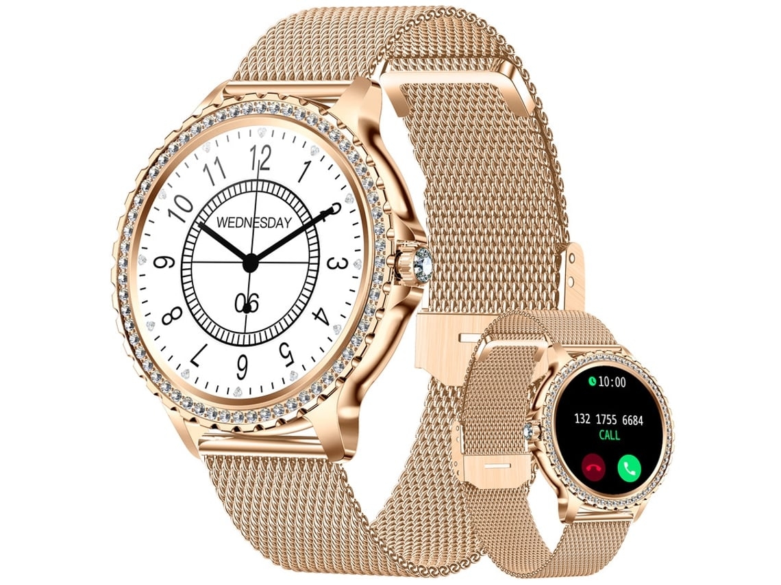 Smart Watch Yunzii I58 Carregamento Magnético Longo Tempo De Espera Ouro Yunzii
