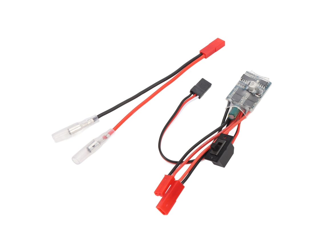 Business controlador de velocidade elétrico para motor brushless RC, 30A, com freio, para carros 1/16, 1/18, 1/24, 7.4V | S/MARCA