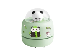 Aspirador de mesa mini Panda, aspirador portátil recarregável, limpador de detritos para teclado e mesas de estudo.