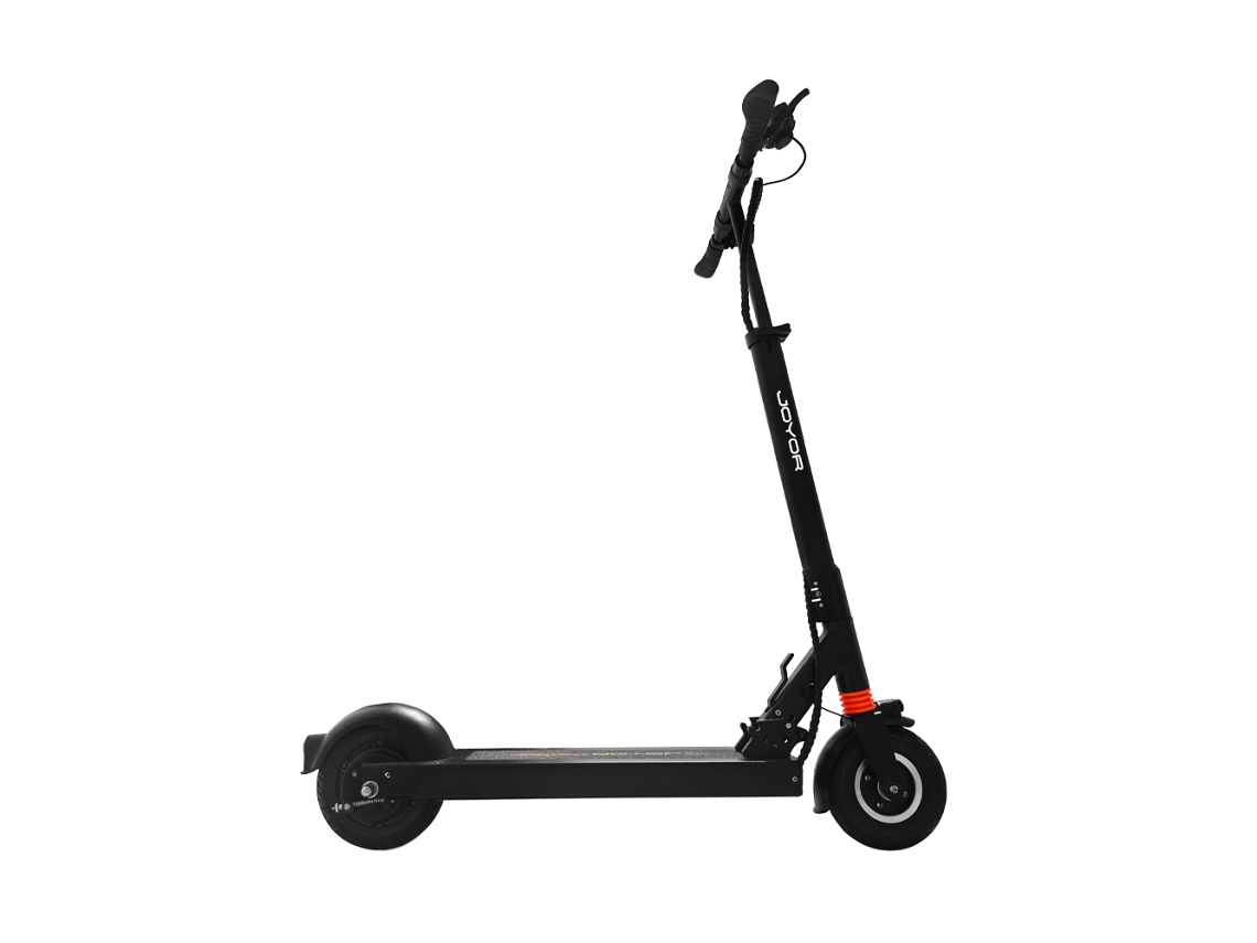 Trotinete Elétrica Dobrável Joyor 500 W, Pneus De 8 Polegadas Com Suspensão Dianteira, Autonomia De 38 Km, Carga De 120 Kg
