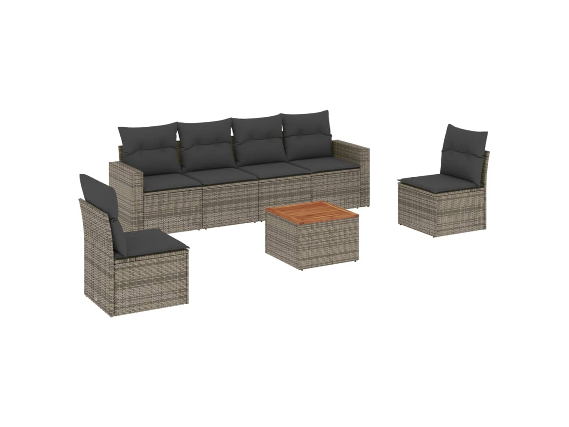 Garden Sofa Set, Garden Sofa Sets Vidaxl Cinzeto Rattan / Vime (n/a)