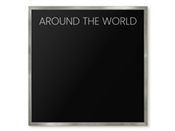 Magnetic Board For Wall Around The World For The Bedroom Espelharte (50x50 Cm)