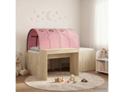 Vidaxl Cama Com Túnel 3 Unid. Carvalho Sonoma E Rosa