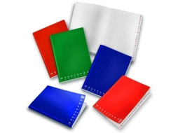 Caderno Monocromático PIGNA e Bloco A5 Multicolor