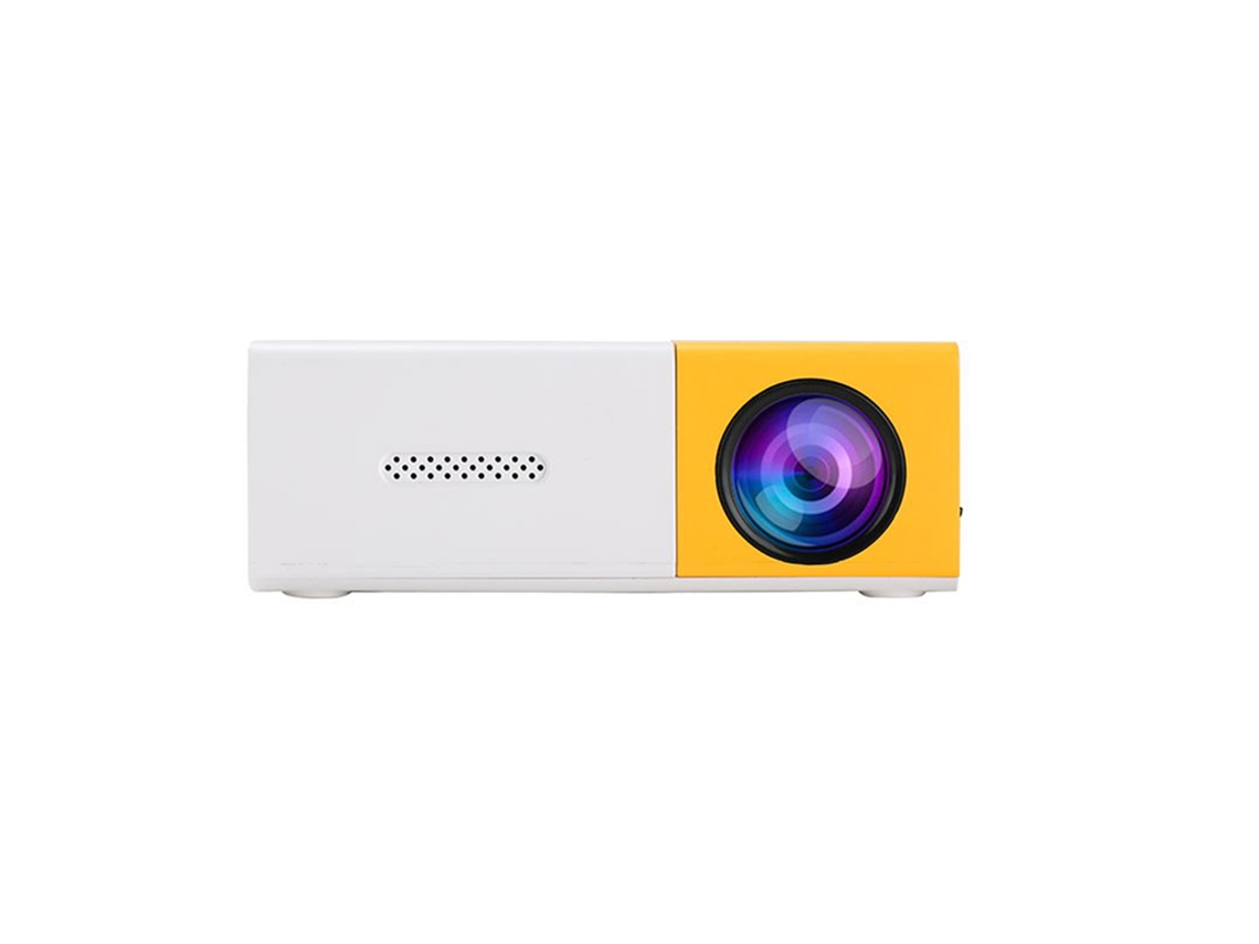 Projetor Mini Portátil 1080p Usb Suporta Ajuste de Nitidez | S/MARCA