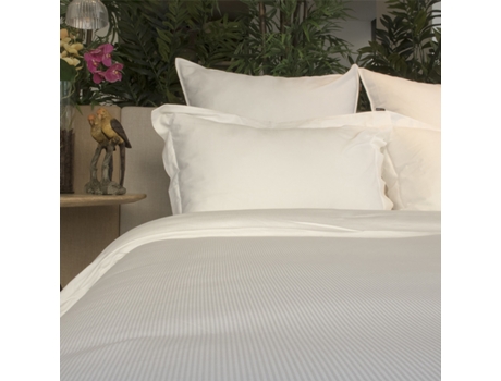 Capa de Edredão Cetim Riscas 240x220cm — 100% Algodão