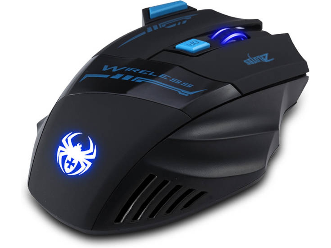 Rato ZELOTES F-14 (Wireless - 2400 dpi - Preto)