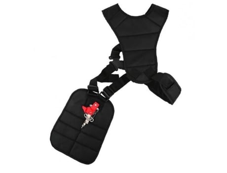Cortador de Grama Arnês de Ombro Duplo Cortador de Escova de Jardim Durável Cinto de Náilon Conforto Strimmer Alça de Ombro Ajustável R DIERCOSY
