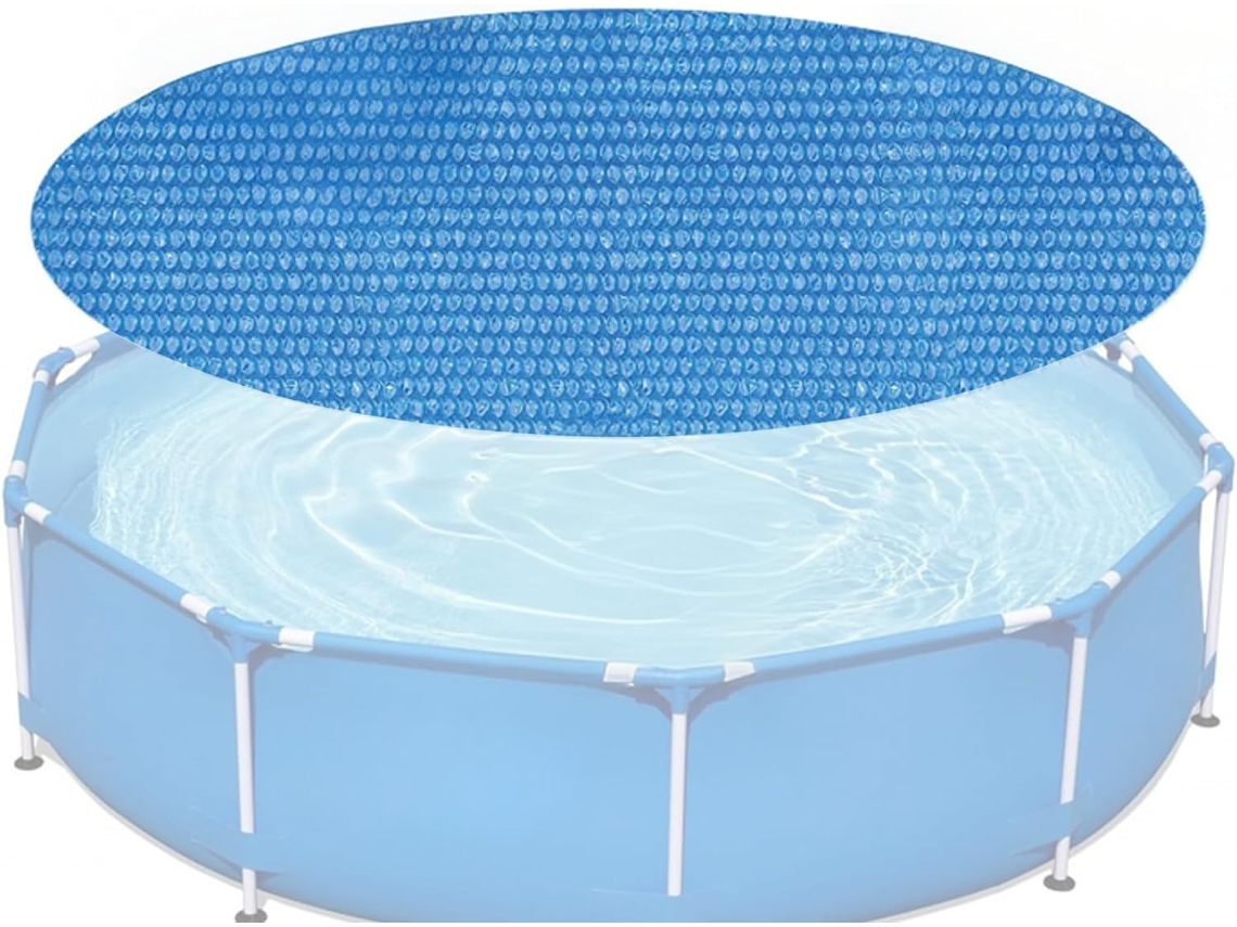 Capa para Piscina Infantil Redonda em Pe Capa Protetora À Prova de Vento, Fácil de Montar, para Uso em Jardins e CHABERLU