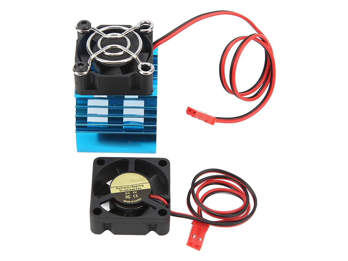 Dissipador De Calor E Ventilador Para Motor F540 550 3650 3660 Em Alumínio E Plástico Azul Hobbyfans