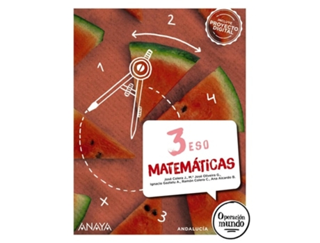 Livro Matemáticas 3 Da Editorial Anaya De José Colera Jiménez, Ignacio Gaztelu Albero Et Al. (espanhol)