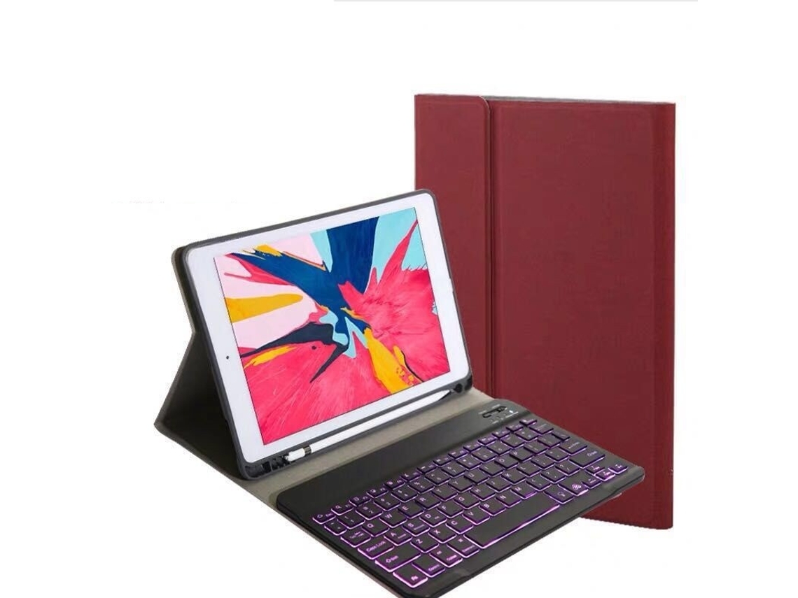 Lurelia Capa Com Teclado Bluetooth Para Ipad Mini Com Retroiluminação E Com Suporte Para Caneta