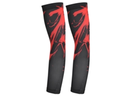 Protector de Braços Unissex para Esportes ao Ar Livre, Respirável, UV Protection, para Ciclismo, Pesca e Basquetebol, Preto, Tamanho L | S/MARCA