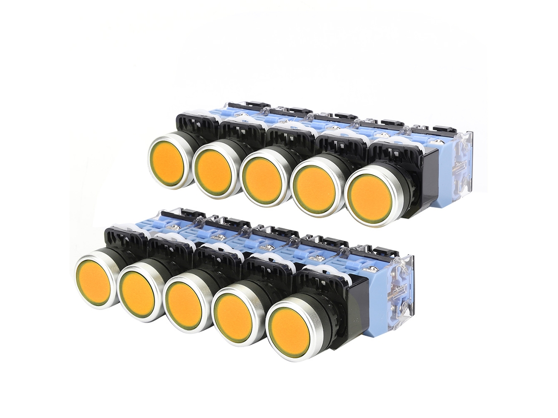 Interruptor de Botão Plano com Luz Indicadora