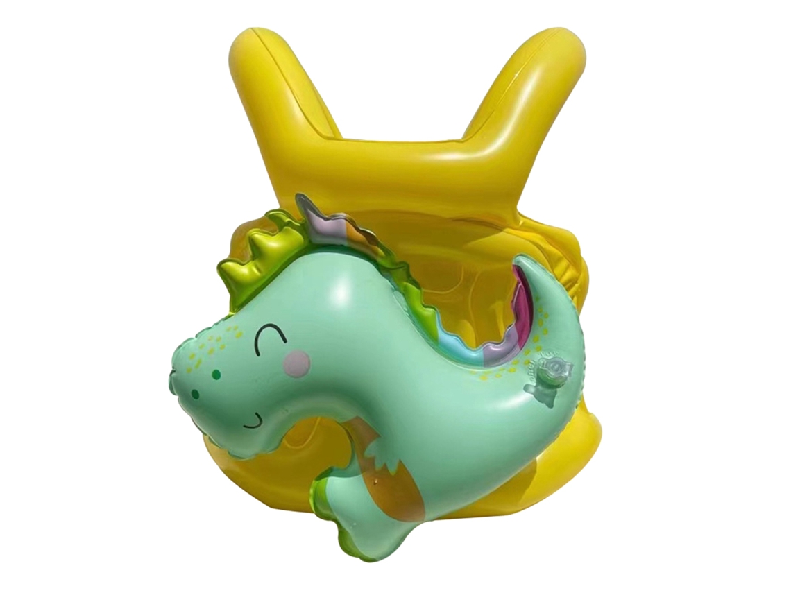 Bola Inflável Dinossauro Amarelo Crianças 5 8 Anos