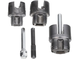 Conjunto De 3 Peças Ferramentas Para Rosquear Tubos Galpada, Para Pvc E Aço Versátil Uso Industrial Doméstico, Permite