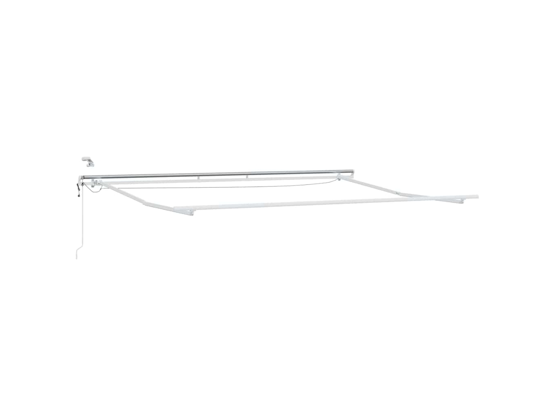 Toldo Vidaxl Branco Alumínio